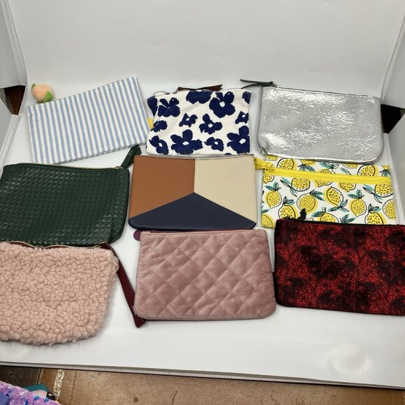 Lot Of 18 Ipsy Glam Bags Pink Black Glitter Sparkle Betty Boop Halloween Bats - Picture 2 of 7